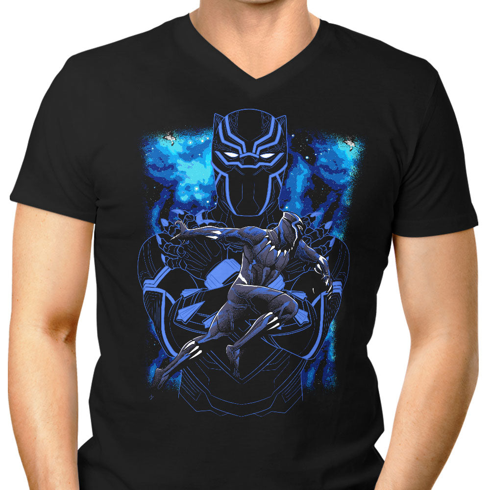 Panther Nebula Men's V-Neck - Adult & Kids T-Shirts, Sweatshirts & Hoodies apparel design preview 1