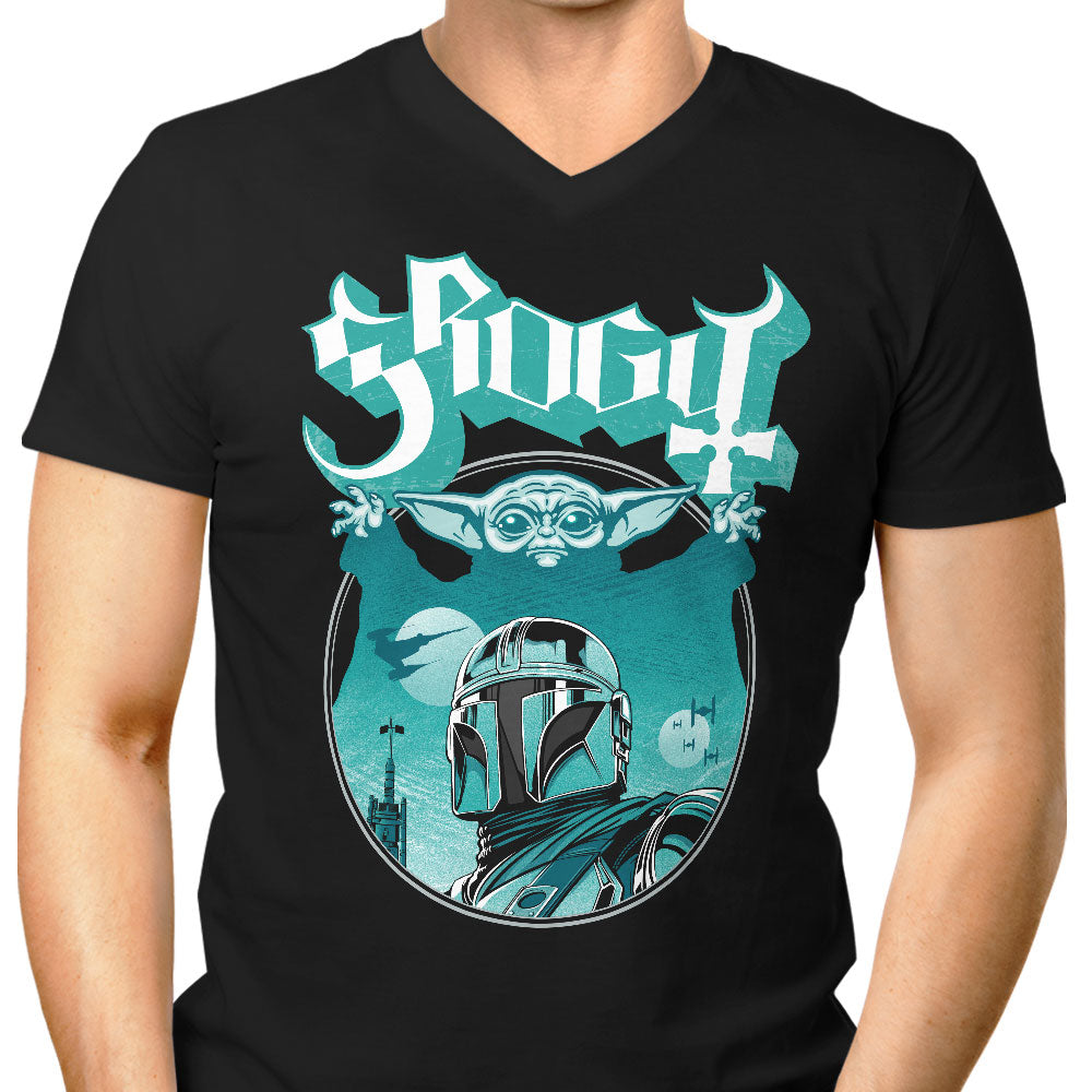 Papa Mando Men's V-Neck - Adult & Kids T-Shirts, Sweatshirts & Hoodies apparel design preview 1