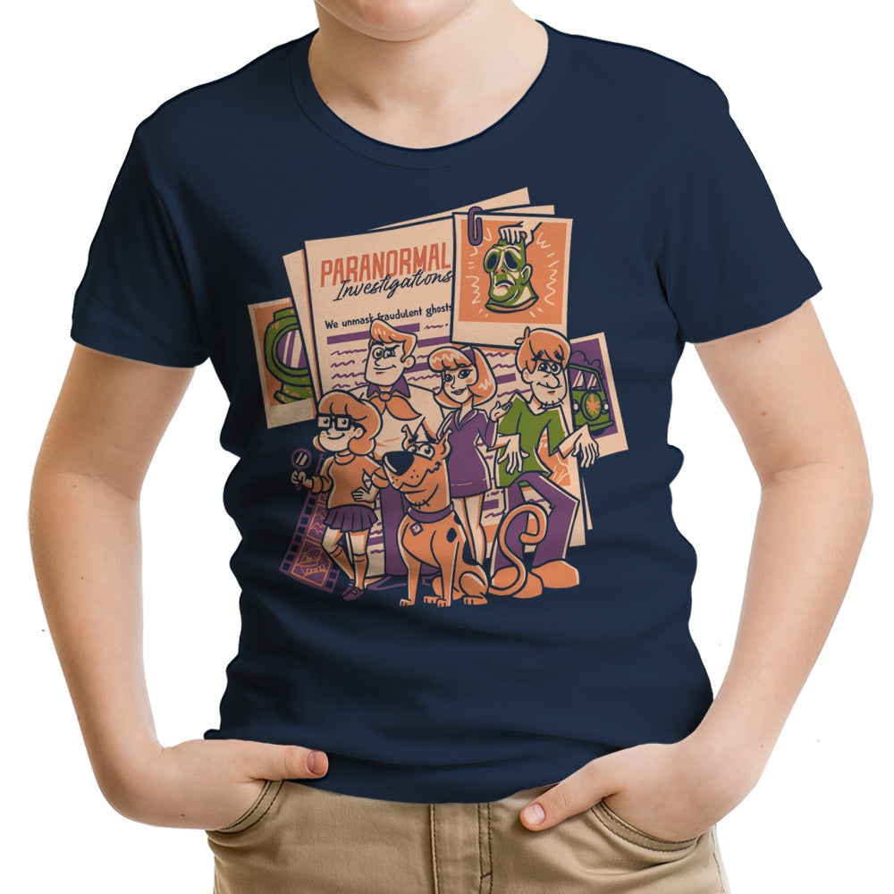 Paranormal Investigation Youth Apparel - Adult & Kids T-Shirts, Sweatshirts & Hoodies apparel design preview 2