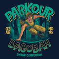 Parkour Swamp Competition Coasters - Adult & Kids T-Shirts, Sweatshirts & Hoodies apparel design preview 1