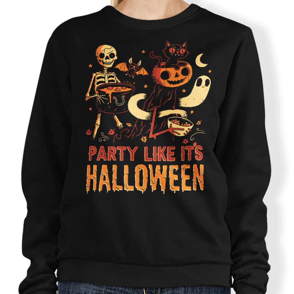 Party Like It's Halloween - Adult & Kids T-Shirts, Sweatshirts & Hoodies apparel design preview 1