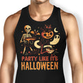 Party Like It's Halloween Tank Top - Adult & Kids T-Shirts, Sweatshirts & Hoodies apparel design preview 1