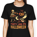 Party Like It's Halloween Women's Apparel - Adult & Kids T-Shirts, Sweatshirts & Hoodies apparel design preview 1