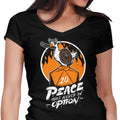 Peace Was Never an Option Women's V-Neck - Adult & Kids T-Shirts, Sweatshirts & Hoodies apparel design preview 1