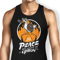 Peace Was Never an Option Tank Top - Adult & Kids T-Shirts, Sweatshirts & Hoodies apparel design preview 1