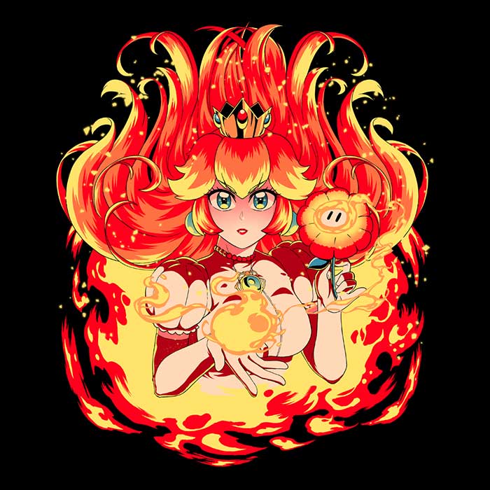 Peach Fire Men's Apparel - Adult & Kids T-Shirts, Sweatshirts & Hoodies apparel design preview 2