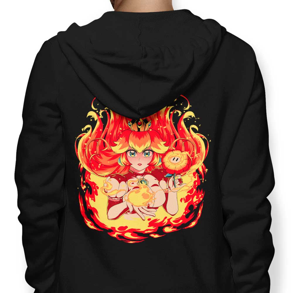 Peach Fire - Adult & Kids T-Shirts, Sweatshirts & Hoodies apparel design preview 1