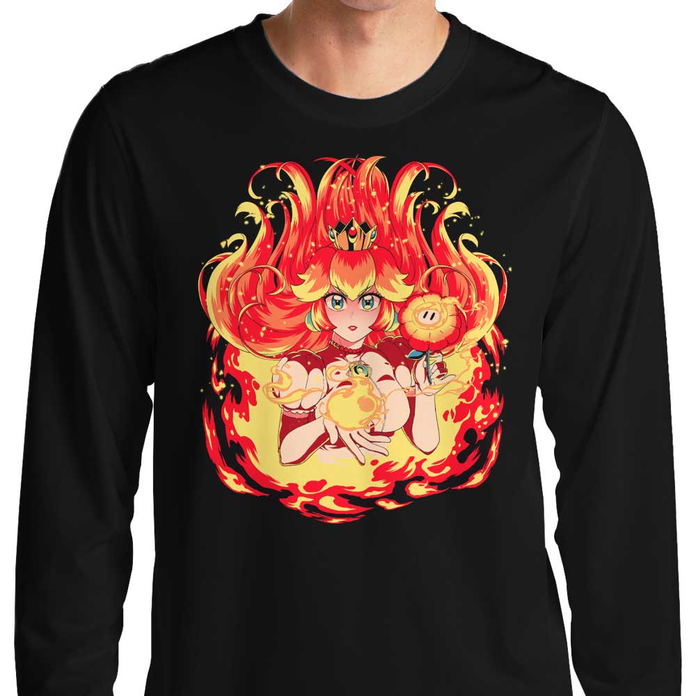 Peach Fire - Adult & Kids T-Shirts, Sweatshirts & Hoodies apparel design preview 1