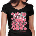 Peaches Love Women's V-Neck - Adult & Kids T-Shirts, Sweatshirts & Hoodies apparel design preview 1