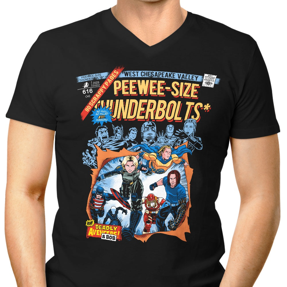 Peewee Team Men's V-Neck - Adult & Kids T-Shirts, Sweatshirts & Hoodies apparel design preview 1