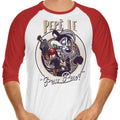 Pepe le Pew 3/4 Sleeve Raglan - Adult & Kids T-Shirts, Sweatshirts & Hoodies apparel design preview 1