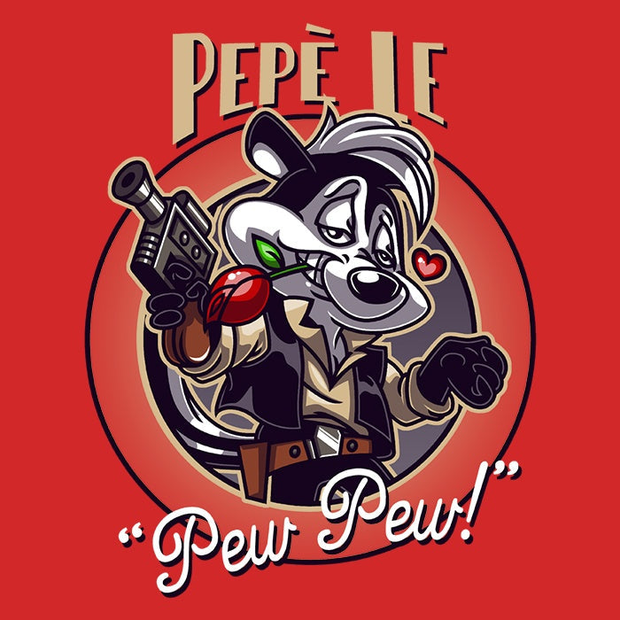 Pepe le Pew - Adult & Kids T-Shirts, Sweatshirts & Hoodies apparel design preview 2
