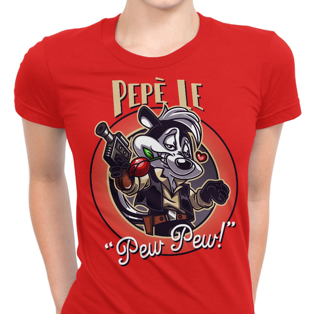 Pepe le Pew Women's Apparel - Adult & Kids T-Shirts, Sweatshirts & Hoodies apparel design preview 1