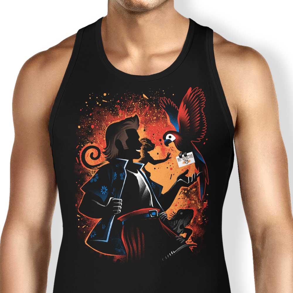 Pet Detective Tank Top - Adult & Kids T-Shirts, Sweatshirts & Hoodies apparel design preview 1