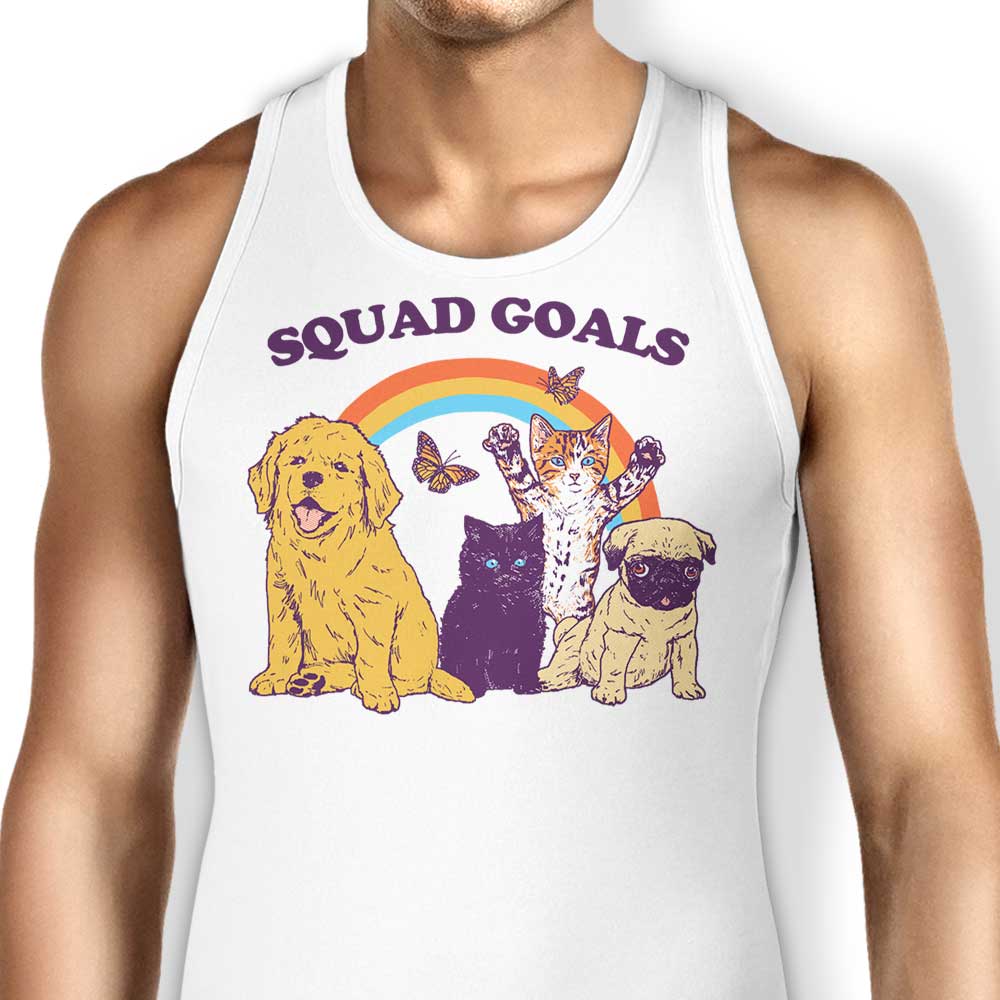 Pet Squad Goals Tank Top - Adult & Kids T-Shirts, Sweatshirts & Hoodies apparel design preview 1