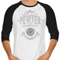 Pewter City Gym 3/4 Sleeve Raglan - Adult & Kids T-Shirts, Sweatshirts & Hoodies apparel design preview 1