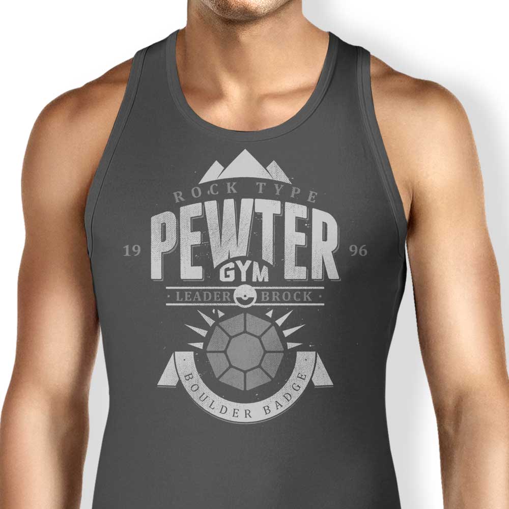 Pewter City Gym Tank Top - Adult & Kids T-Shirts, Sweatshirts & Hoodies apparel design preview 1
