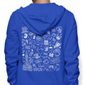 Philly Icons (Blue) - Adult & Kids T-Shirts, Sweatshirts & Hoodies apparel design preview 1