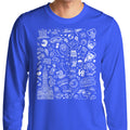 Philly Icons (Blue) - Adult & Kids T-Shirts, Sweatshirts & Hoodies apparel design preview 1