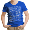 Philly Icons (Blue) Youth Apparel - Adult & Kids T-Shirts, Sweatshirts & Hoodies apparel design preview 1