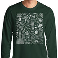 Philly Icons (Dark Green) - Adult & Kids T-Shirts, Sweatshirts & Hoodies apparel design preview 1