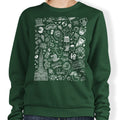 Philly Icons (Dark Green) - Adult & Kids T-Shirts, Sweatshirts & Hoodies apparel design preview 1