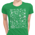 Philly Icons (Green) Women's Apparel - Adult & Kids T-Shirts, Sweatshirts & Hoodies apparel design preview 1
