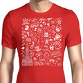 Philly Icons (Red) Men's Apparel - Adult & Kids T-Shirts, Sweatshirts & Hoodies apparel design preview 1