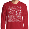 Philly Icons (Red) - Adult & Kids T-Shirts, Sweatshirts & Hoodies apparel design preview 1