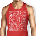 Philly Icons (Red) Tank Top - Adult & Kids T-Shirts, Sweatshirts & Hoodies apparel design preview 1