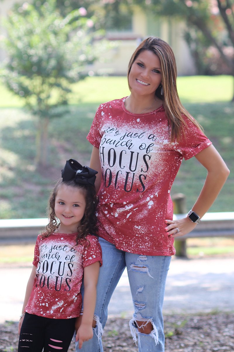 Mommy Me Baby Youth Just a Bunch of Hocus Pocus - Adult & Kids T-Shirts, Sweatshirts & Hoodies apparel design preview 1