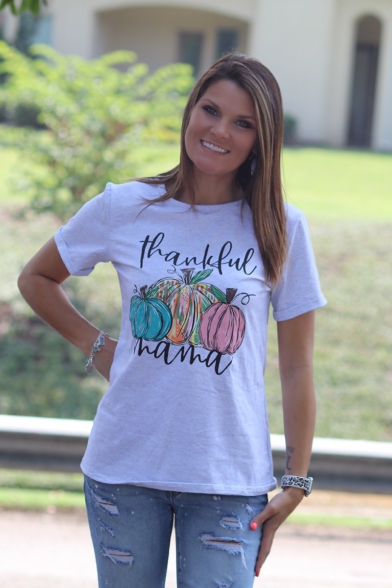 Mommy Me Baby Youth Pumpkin Thankful Mini and Mama - Adult & Kids T-Shirts, Sweatshirts & Hoodies apparel design preview 2
