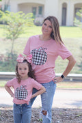 SALE Mommy Me Baby Youth Checkered Pumpkin Fall - Adult & Kids T-Shirts, Sweatshirts & Hoodies apparel design preview 1