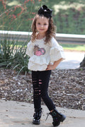 Youth Baby Pumpkin Ruffle Fall Tunic Top with - Adult & Kids T-Shirts, Sweatshirts & Hoodies apparel design preview 1