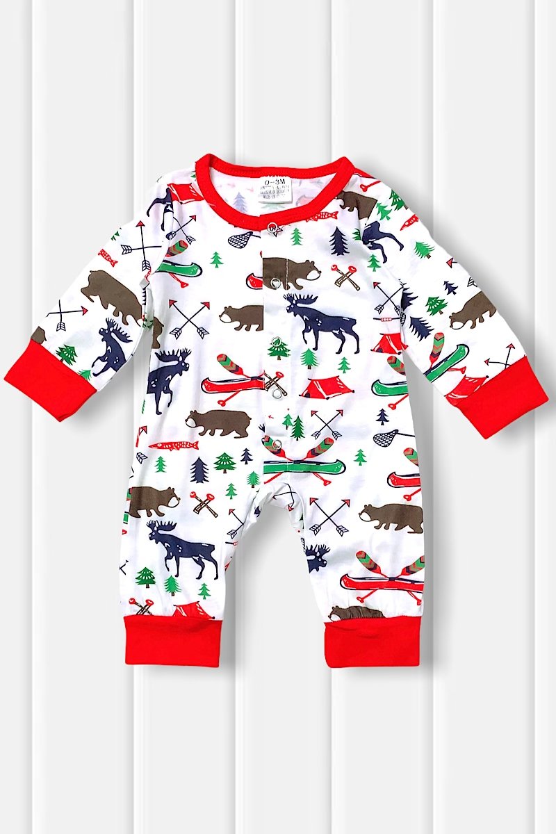 Happy Camper Booty Patch Baby Onesie Romper - Adult & Kids T-Shirts, Sweatshirts & Hoodies apparel design preview 2