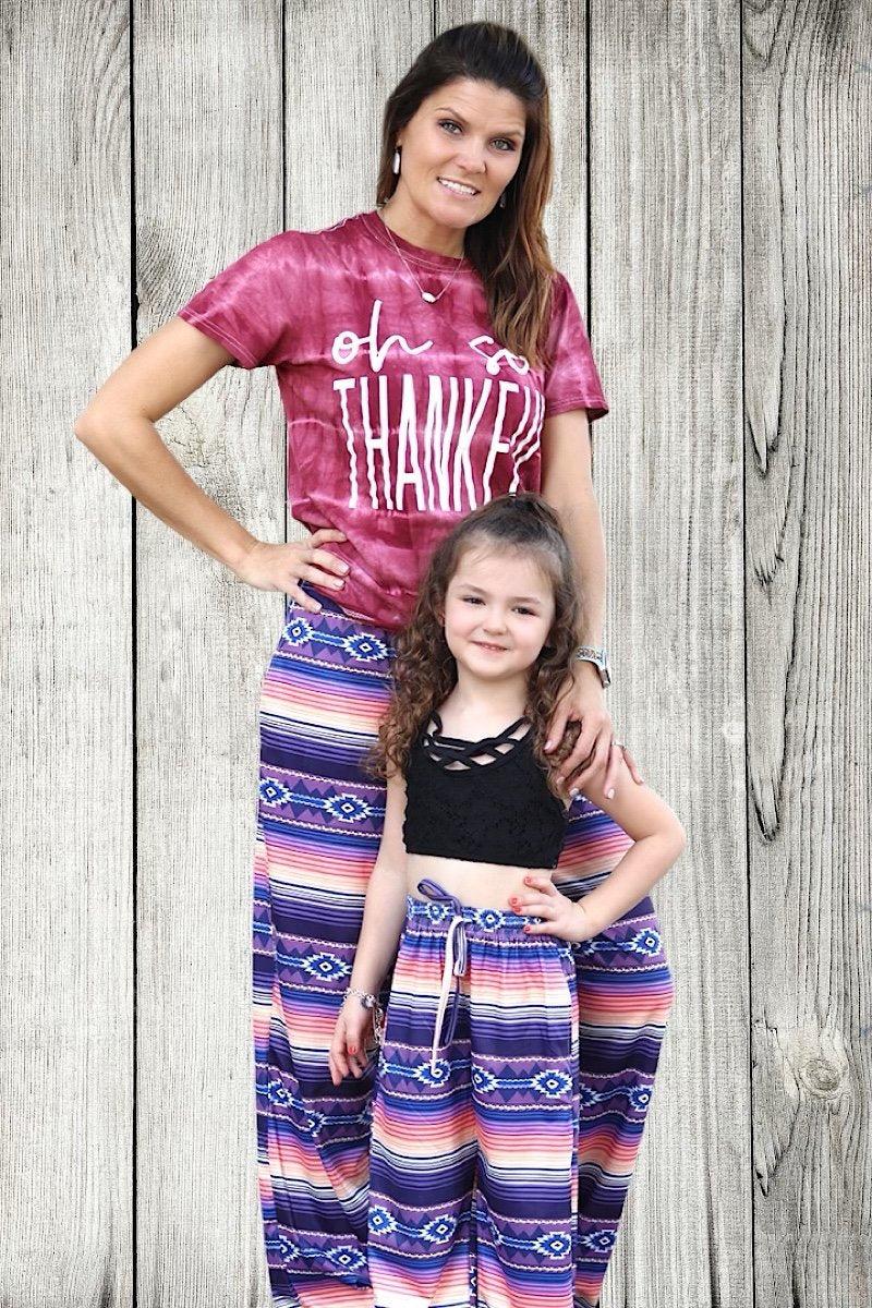 Mommy Me Baby Youth Aztec Printed Pajama Pants - Adult & Kids T-Shirts, Sweatshirts & Hoodies apparel design preview 1