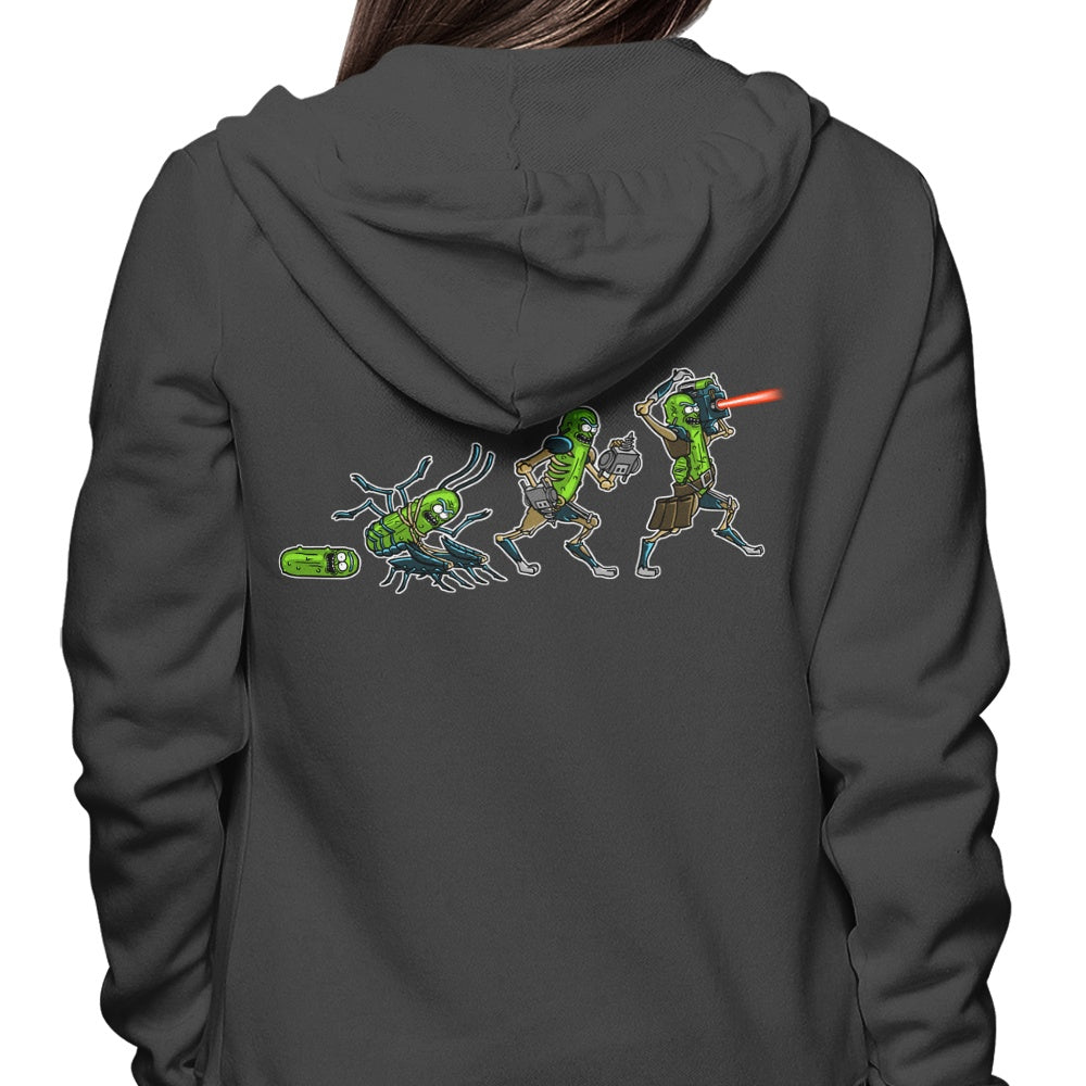 Pickle Evolution - Adult & Kids T-Shirts, Sweatshirts & Hoodies apparel design preview 2