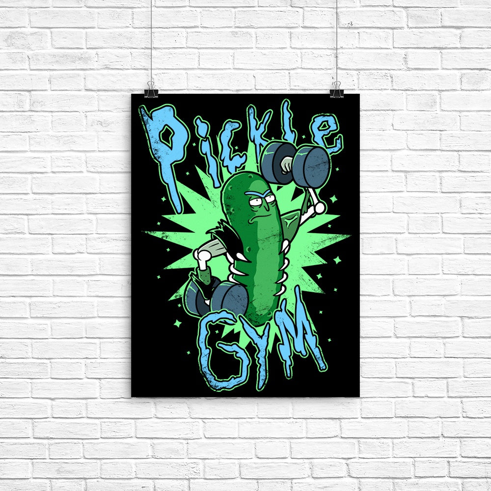Pickle Gym Poster - Adult & Kids T-Shirts, Sweatshirts & Hoodies apparel design preview 1