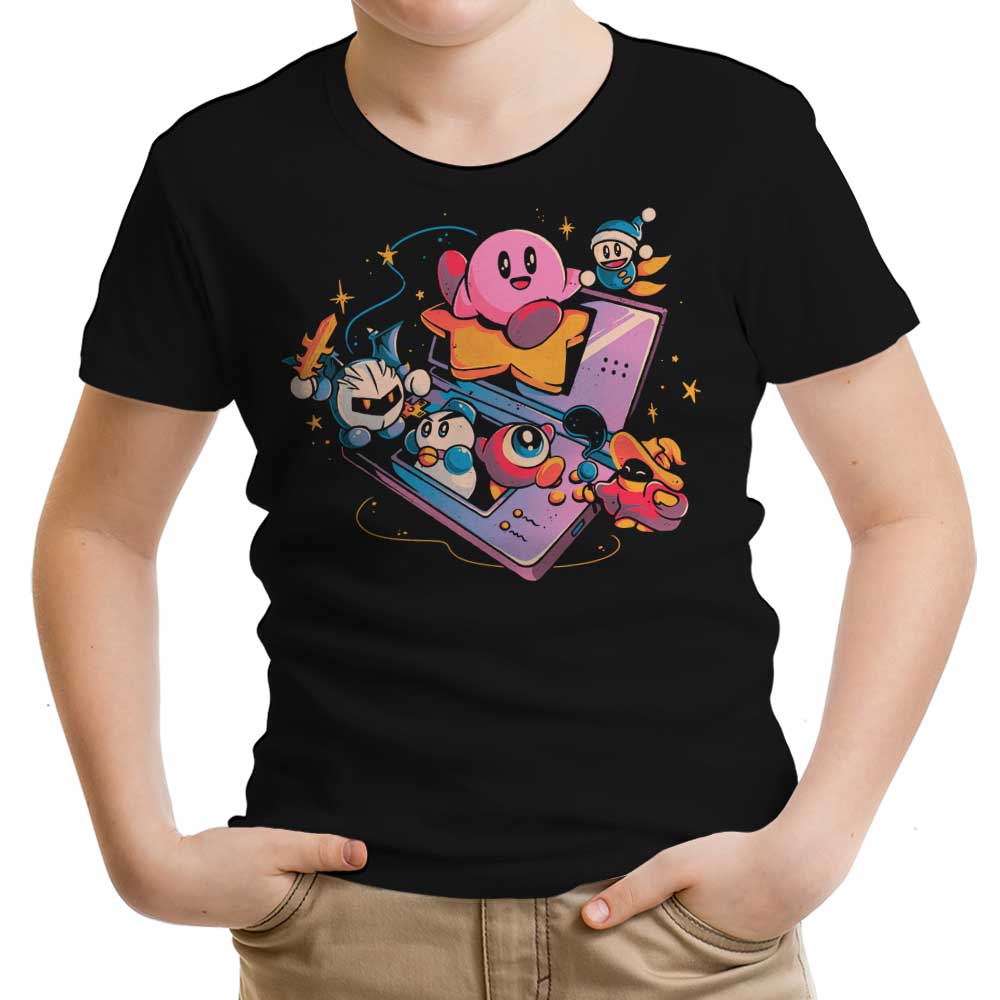 Pink Blob Game Youth Apparel - Adult & Kids T-Shirts, Sweatshirts & Hoodies apparel design preview 1