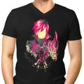 Pink Lightning Men's V-Neck - Adult & Kids T-Shirts, Sweatshirts & Hoodies apparel design preview 1