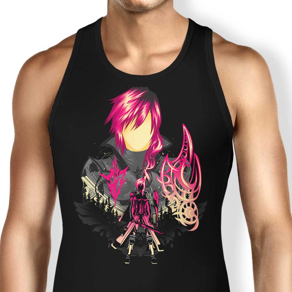 Pink Lightning Tank Top - Adult & Kids T-Shirts, Sweatshirts & Hoodies apparel design preview 1