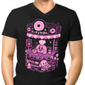 Pink Puff Donuts Men's V-Neck - Adult & Kids T-Shirts, Sweatshirts & Hoodies apparel design preview 1