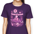 Pink Puff Donuts Women's Apparel - Adult & Kids T-Shirts, Sweatshirts & Hoodies apparel design preview 1