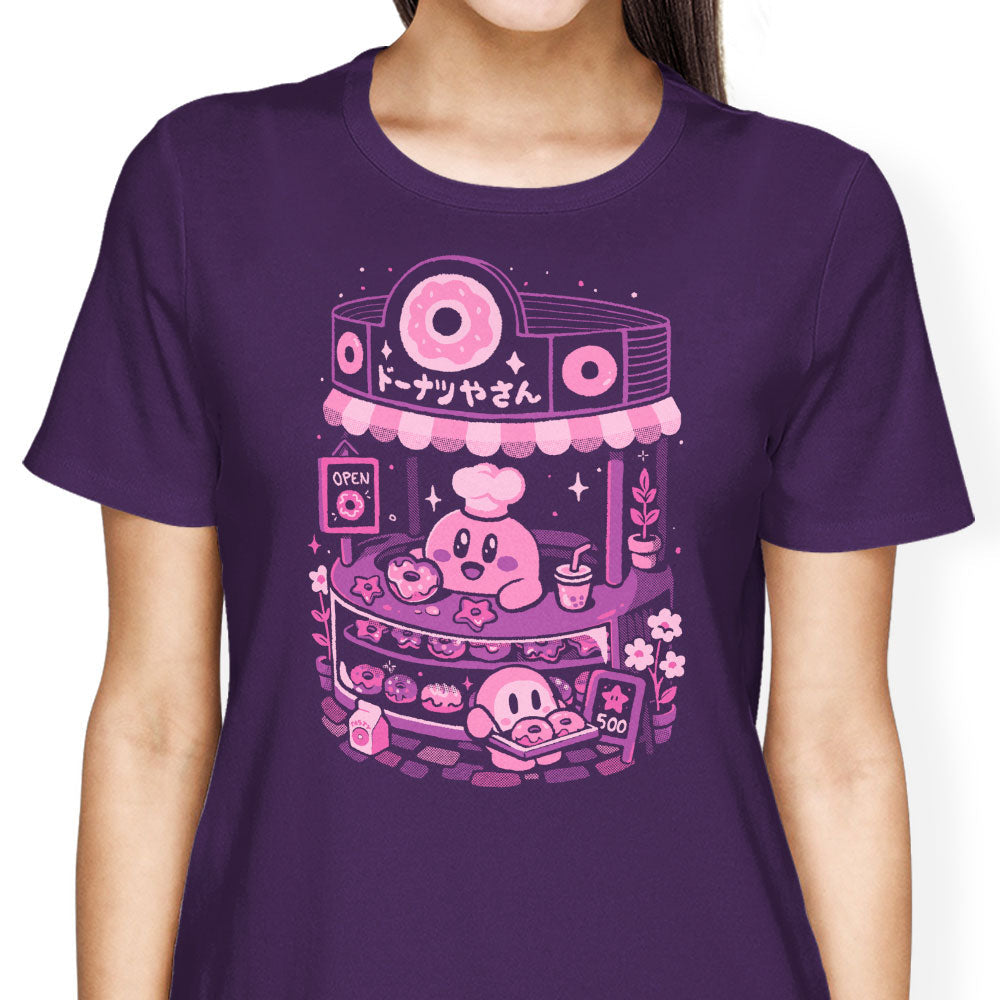 Pink Puff Donuts Women's Apparel - Adult & Kids T-Shirts, Sweatshirts & Hoodies apparel design preview 1
