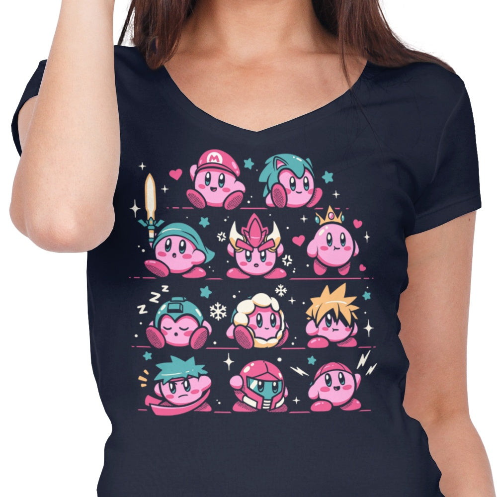 Pink Warriors Women's V-Neck - Adult & Kids T-Shirts, Sweatshirts & Hoodies apparel design preview 2