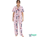 Pink long Trump Dance Fight 2024 Pajama Set product image 2