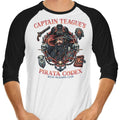 Pirata Codex 3/4 Sleeve Raglan - Adult & Kids T-Shirts, Sweatshirts & Hoodies apparel design preview 1