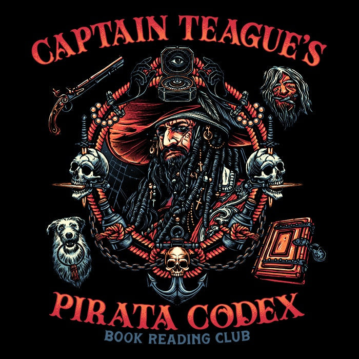 Pirata Codex - Adult & Kids T-Shirts, Sweatshirts & Hoodies apparel design preview 2