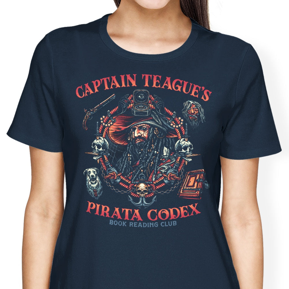 Pirata Codex Women's Apparel - Adult & Kids T-Shirts, Sweatshirts & Hoodies apparel design preview 2