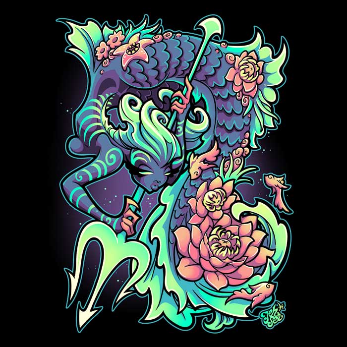Pisces Men's Apparel - Adult & Kids T-Shirts, Sweatshirts & Hoodies apparel design preview 2